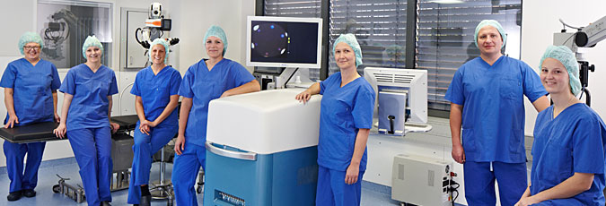 Grauer Star Operation mit LenSx Femtosekundenlaser