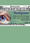 Für schlechte Sicht - LASIK-OP korrigiert Fehlsichtigkeit